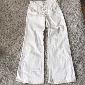 Wide leg, high rise Frame Jeans, size 30